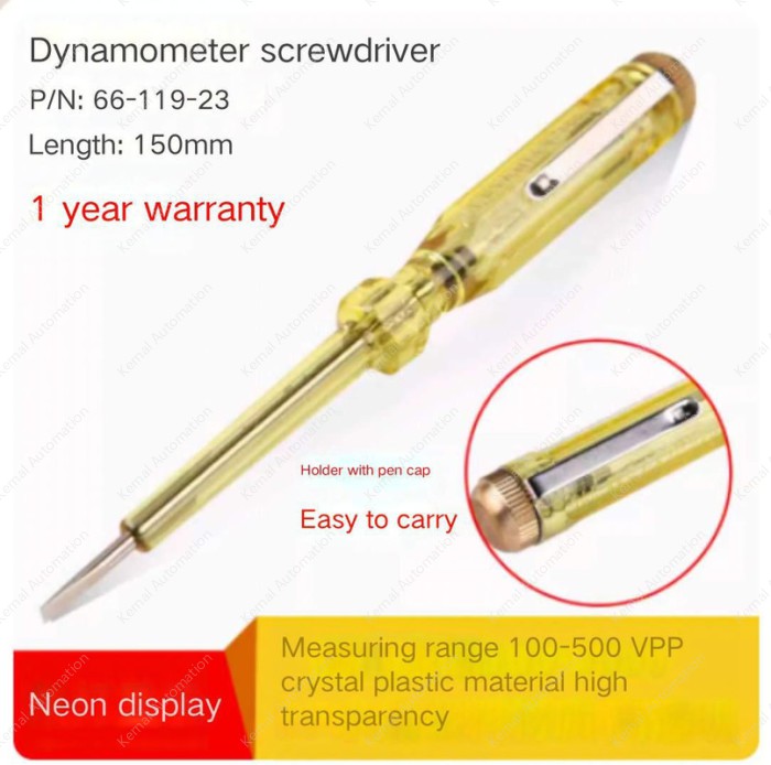 Electric screwdriver 100-500V/150mm 66-119-23